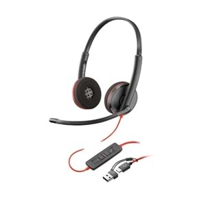 Poly BW 3220 Stereo USB-C HS +USB-C/A