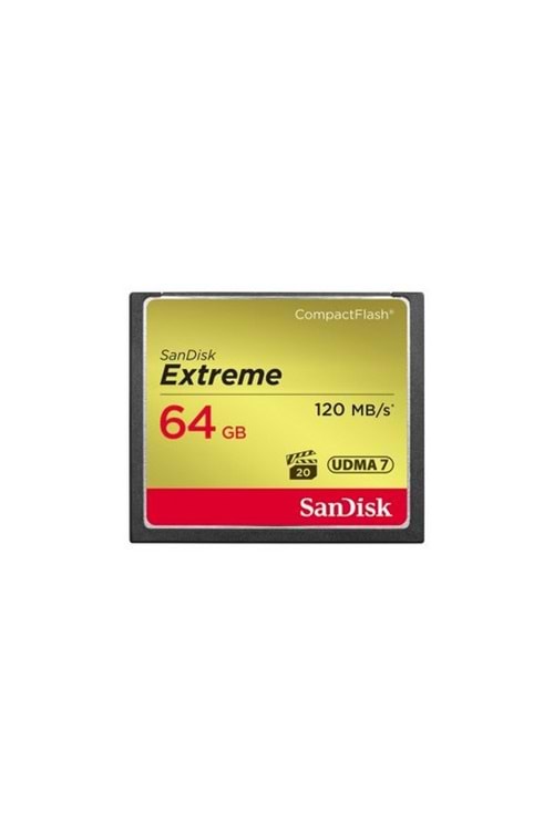 SanDisk Extreme CF 120MB/s, 85MB/s write, UDMA7, 64GB