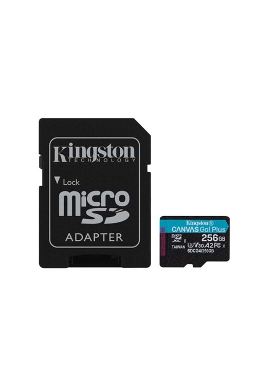 Kingston 256GB Canvas Go Plus microSD Gen4