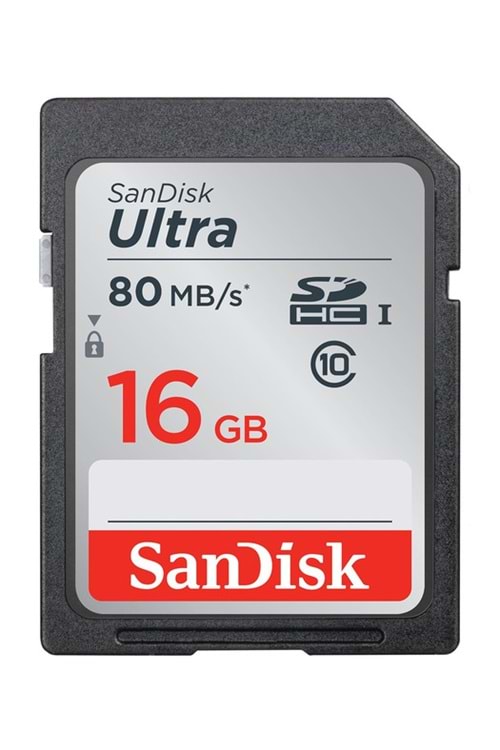 SanDisk Ultra SDHC 16GB 80MB/s Class 10 UHS-I