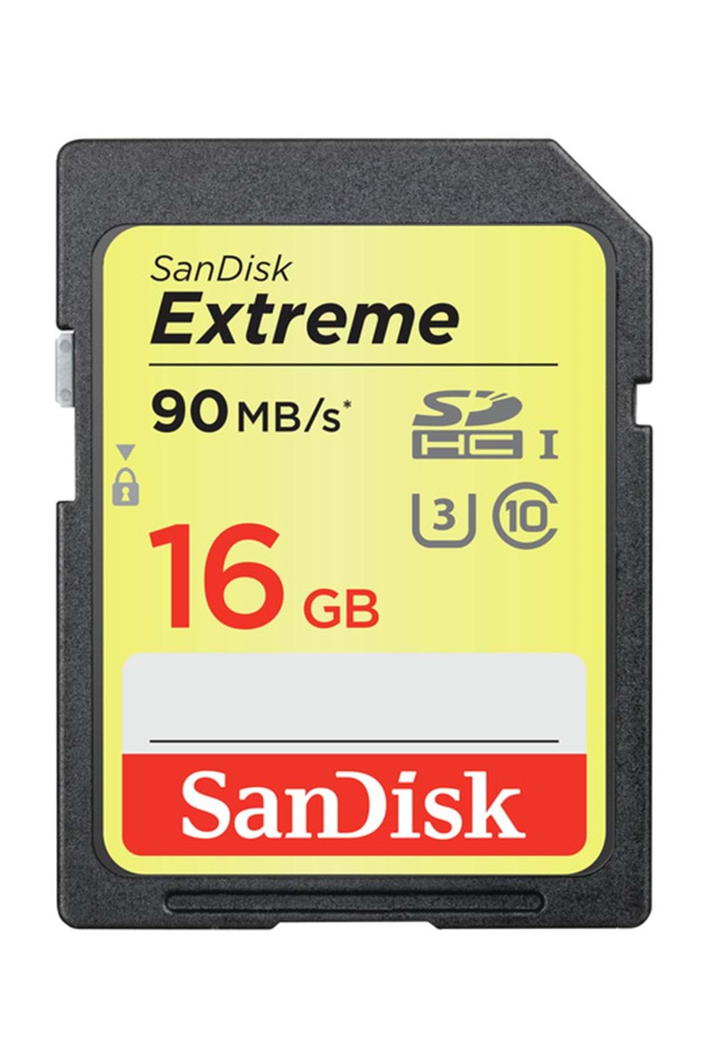SanDisk Extreme SDHC Card 16GB 90MB/s Class 10 UHS-I U3