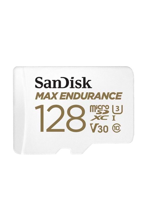 SanDisk MAX ENDURANCE microSDXC 128GB + SD Adapter - for home security cameras & dashcams