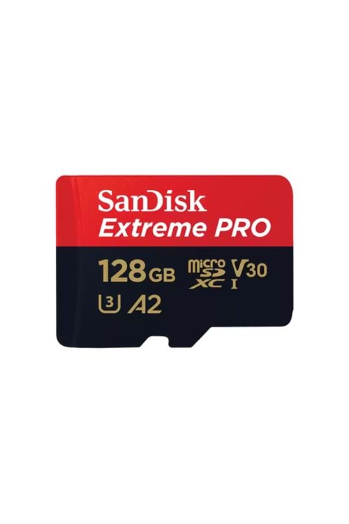 SanDisk Extreme Pro microSD UHS I Card 128GB for 4K on SmartP, Cam Drones 200MB/s R, 90MB/s W